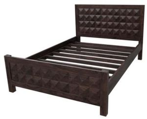 WOODEN DIAMOND DESIGN BED