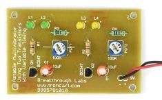 Dancing LED Using Transistors DIY Kits