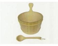 Wooden Bucket And Ladle