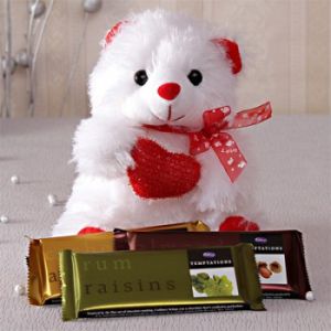 Cadbury Temptations with White Teddy Bea