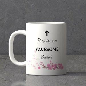 Lovely personalized Mug For Sister