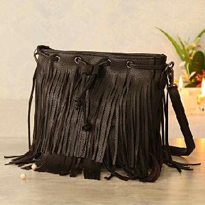 Stylish Faux Leather Sling Bag For Woman