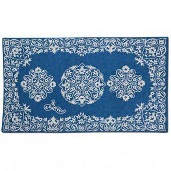 Feroz Wool Embroidered Traditional Handmade Rug