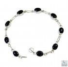 Silver Black Bracelet