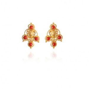 Coral Earrings