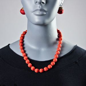 Silk Beads Necklace