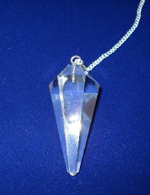 Crystal Clear Quartz Pendulum
