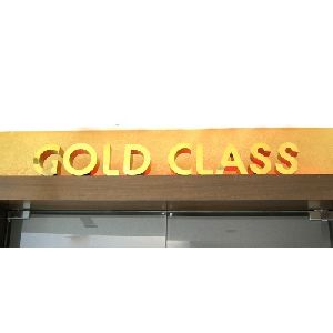 Brass 3D Letters