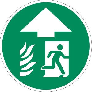 Fire Exit Sign Board