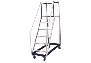 Aluminium Trolley Step Ladders