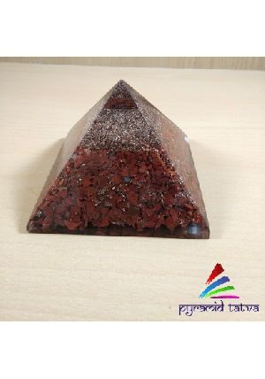 Carnelian Orgonite Pyramid