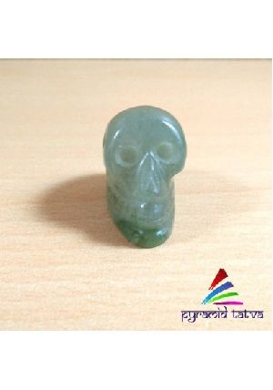 Green Aventurine Skull