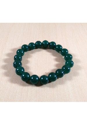 Green Jade Beads Bracelet