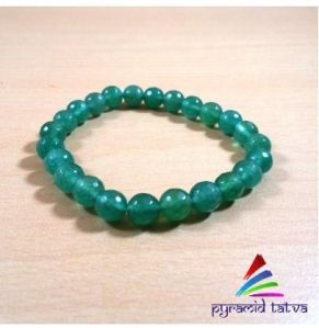 Green Jade Diamond Cut Bracelet