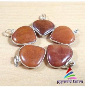 Red Aventurine Heart Pendant