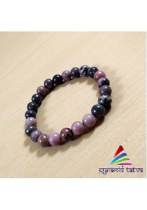 Rhodonite Bead Bracelet