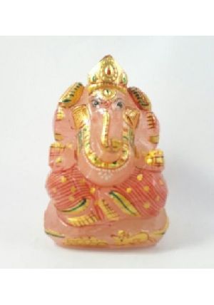 Rose Quartz Ganesh 175 Gm