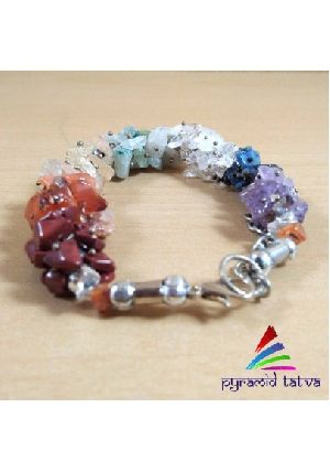 Seven Chakra Uncut Bracelet