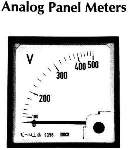 analog panel meter