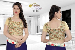 Printed Semi Stitched Ladies Blouse