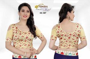 Ready Made Printed Designer Blouse