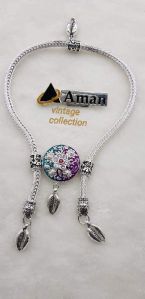 Aman grand Party Wear Sterling Silver Anklet