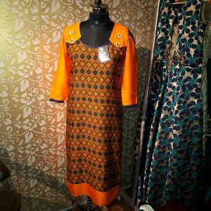 Rayon Flap Printed Kurti