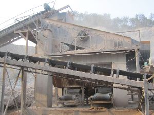 Calcite mining processing plant content