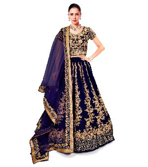 Fashmina Womens Designer Bridal Lehenga Choli And Dupatta-F-7008(B)