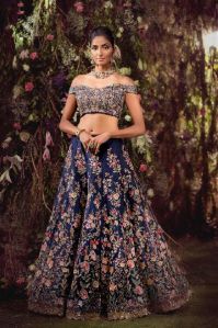 Fashmina Womens Designer Bridal Lehenga Choli And Dupatta-F-836