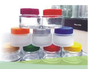 Glass Cosmetic Cream Jars