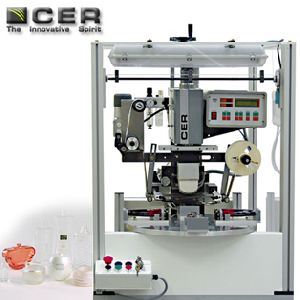 Hot Stamping Machine for Screen Printed Glass Objects