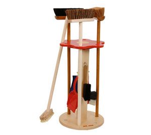 broom stand