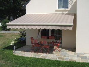 Striped Terrace Awnings