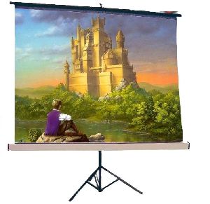 Tripod Projection Screen