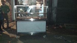 Stainless Steel catering table kitchen unit