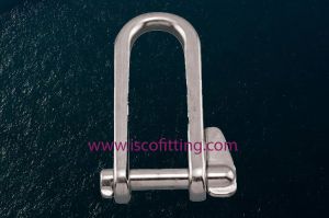 Long D Shackle with Key Pin