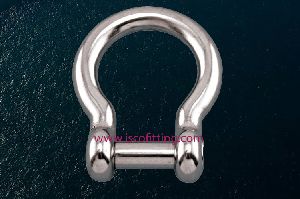 Stainless Steel Bow Shackle with No Snag Pin