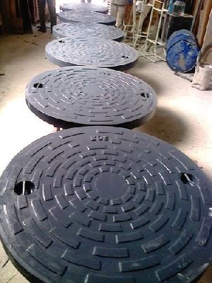 Round Black FRP Manhole Cover