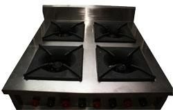 Four Burner Continental Cooking range