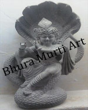 Black Marble Krishna Statue