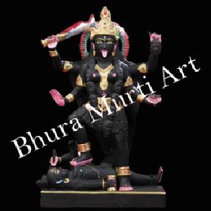 Black Stone Kali Statue