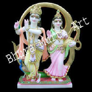 Marble Radha Krishna Statues 1