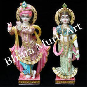 Marble Radha Krishna Statues 2