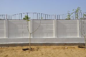 Prestressed Boundary Wall