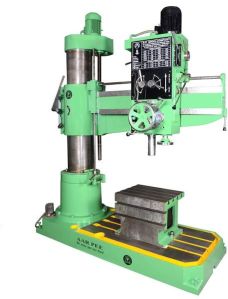 double column radial drilling machine