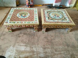 Wooden Bajot Table