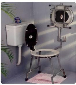 Wall Mounted Folding Commode