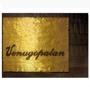 BH-NM-08-000 Wood Brass Name Plate