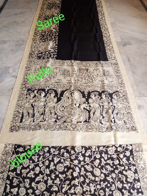 Madhubani Pantings-handmade Cotton sarees-13